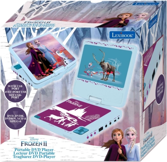 Lexibook prijenosni DVD reproduktor 7" DISNEY FROZEN