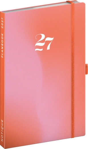 Notique Planbook rokovnik i bilježnica Koralj 2027, 13 × 21 cm