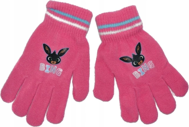 Ružičaste dječje rukavice Bing - 1 komad