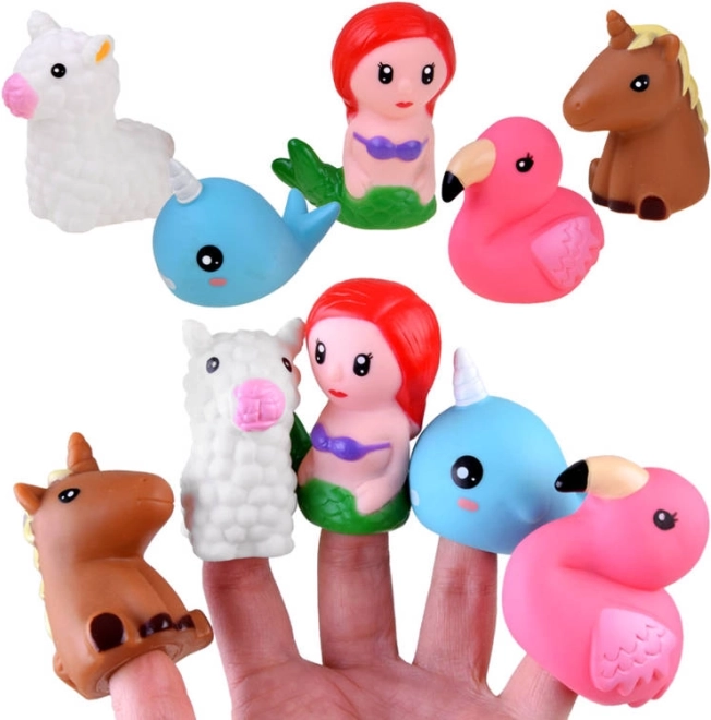 Šarolik set prstnih lutaka za djecu