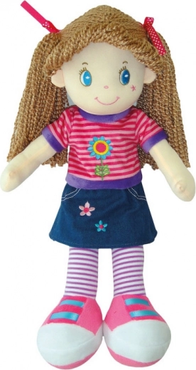 Tekstilna lutka za djecu – mekana platnena lutka za maženje i igru