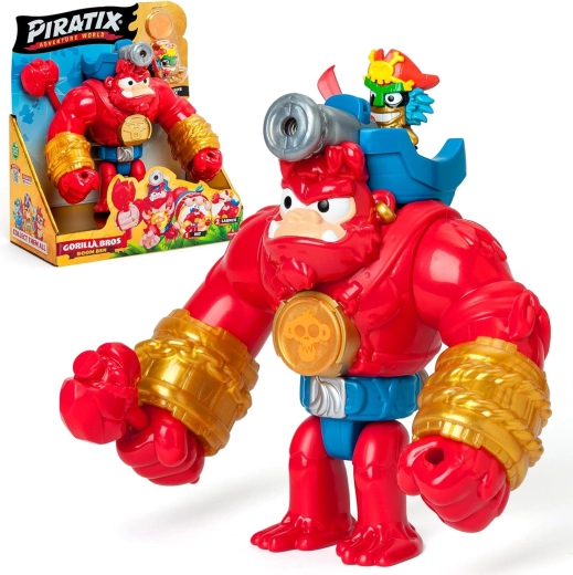 Piratix Adventure World set with figure and accessories Crazy Jungle Gorilla Bros Boom Ben