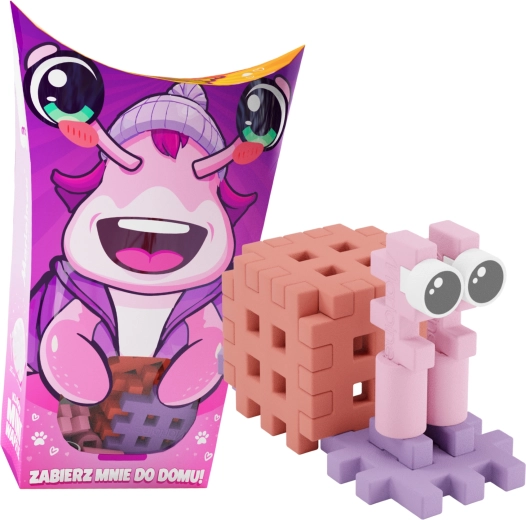 Konstrukcijski set MINI WAFFLE Pocket Pets – puž