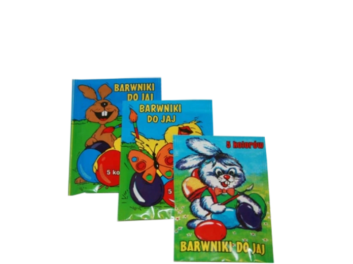 Boje za uskrsna jaja Chemikol – set od 5 prehrambenih boja