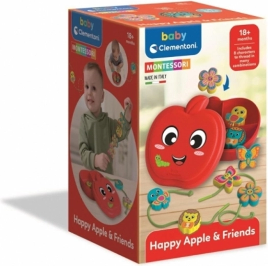 Jabuka i prijatelji – igra nizanja inspirirana Montessori metodom
