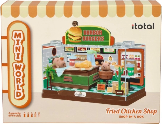 i-Total Mini Burger Restaurant – Unique DIY Diorama