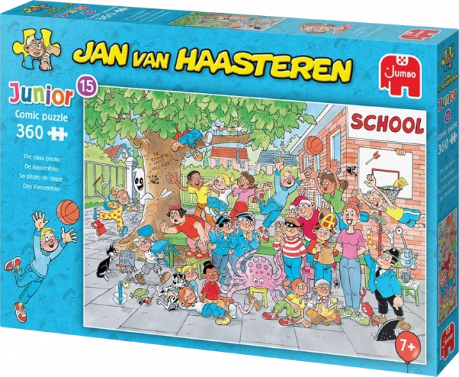 Jumbo puzzle Jan van Haasteren Junior: Razredna fotografija 360 dijelova