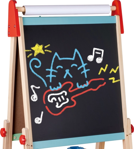 Chalk Drawing with Stencils