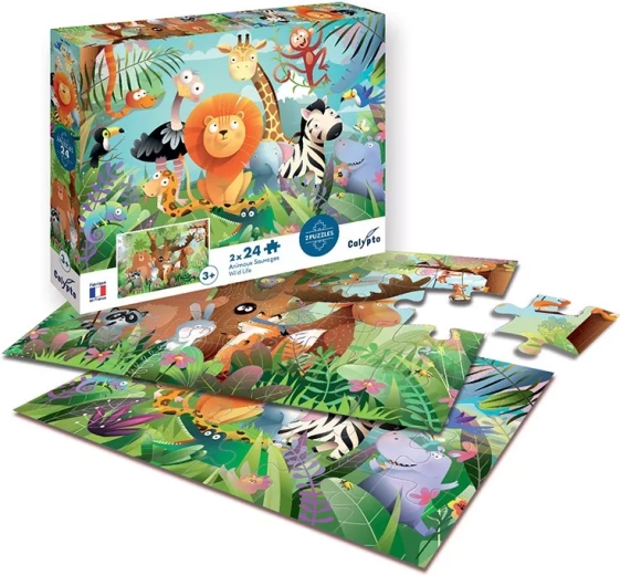 Sentosphere puzzle Divlja savana (2× 24 dijela)