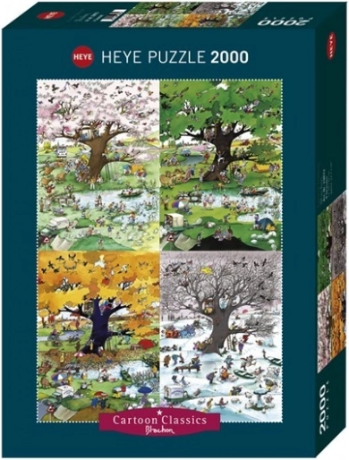Puzzle 2000 dijelova HEYE – četiri godišnja doba