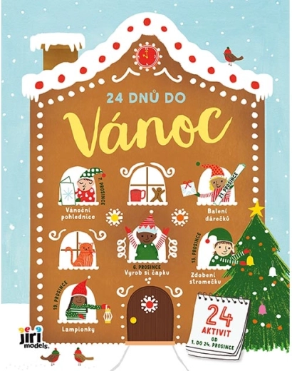 Adventska bilježnica s božićnim aktivnostima za 24 dana