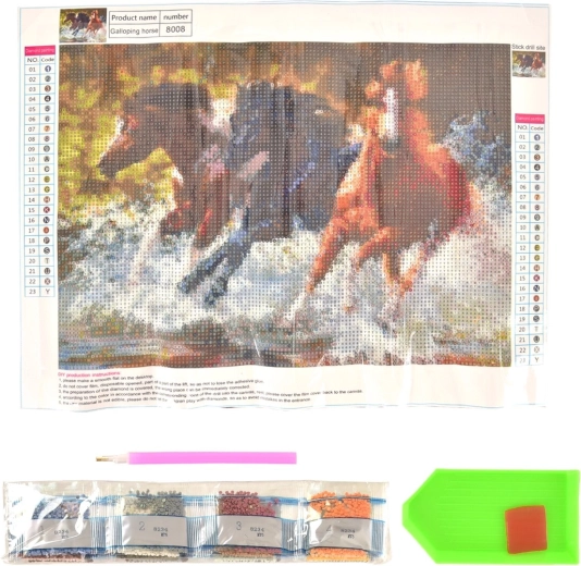 Kreativni set za dijamantno slikanje Konj 30 × 40 cm