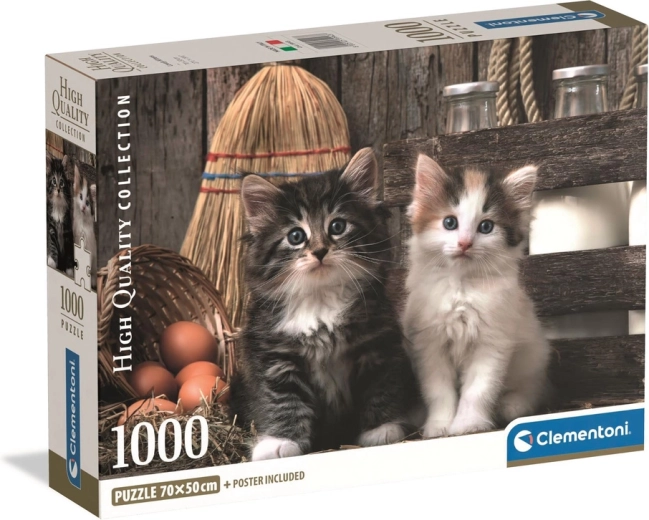 Puzzle od 1000 dijelova – voljena mačića CLEMENTONI