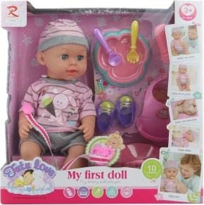 Beba koja piški 32 cm sa zvukovima i dodacima