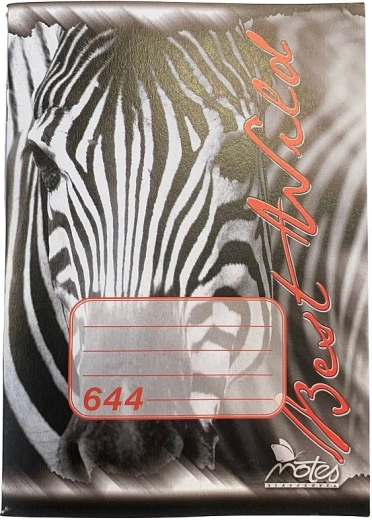 Školska bilježnica A6, 40 listova, s crtama, bezdrvni papir