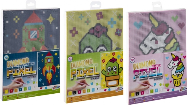 Dijamantno slikanje na okviru Grafix Jednorog 15x20 cm