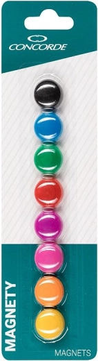 Obojeni magneti CONCORDE 20 mm, 8 kom