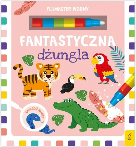 Magična džungla – vodeni flomaster i bojanke za višekratno bojanje