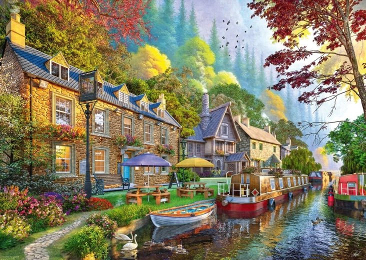 Puzzle RAVENSBURGER Obalna uličica 1000 dijelova