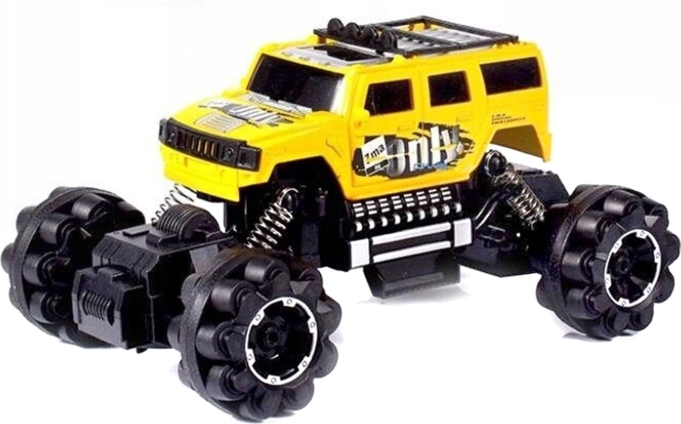 Remote-controlled off-road car Brave yellow - 1 piece