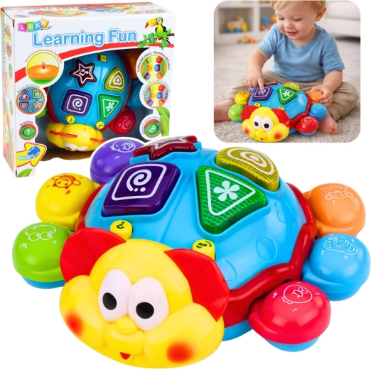 Interaktivna bježeća bubamara – edukativna igračka za puzajuću djecu sa svjetlima i melodijama