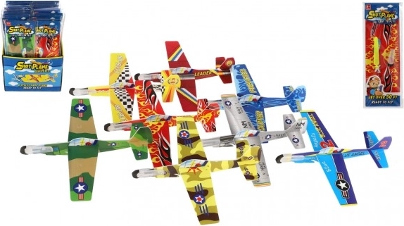 Pjenasti bacački avion 18 cm - Različite vrste