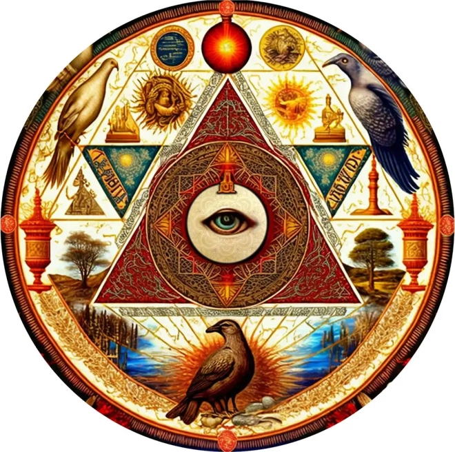 Drvene puzzle Oko svemira XL – 505 dijelova od Wooden City