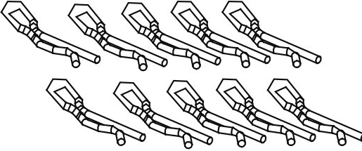 Body clips for Skull-Nightstorm Big (10 pcs)