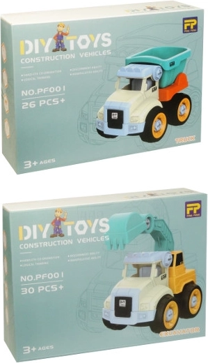 Buildable Screw-Together Truck with Screwdriver