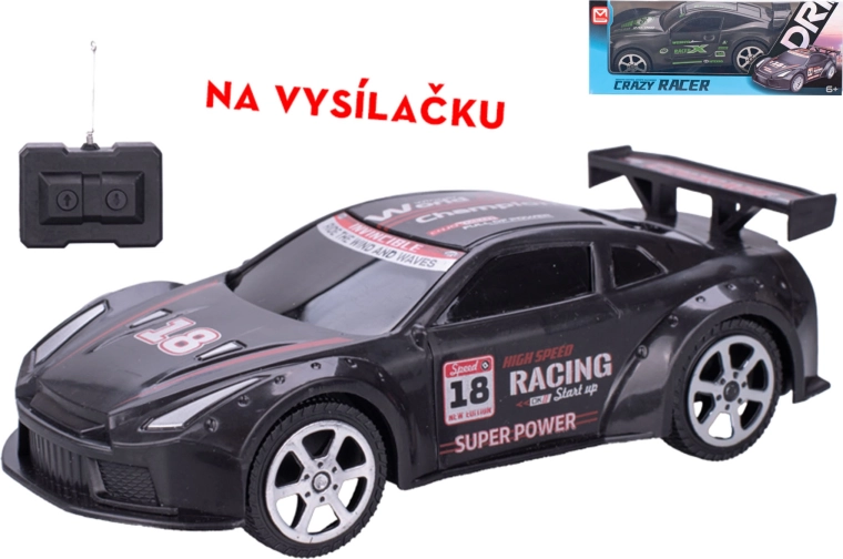 R/C trkaći automobil 18 cm s daljinskim upravljačem 27 MHz