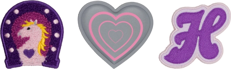 Baagl Baaglies set bedževa Konji i srce – 3 kom