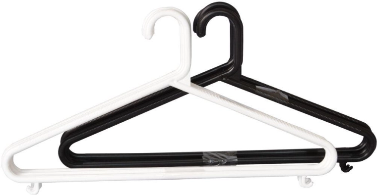 Muške plastične vješalice – mix boja (5 kom)