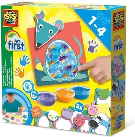 SES Creative My First životinjice – slikanje prstima