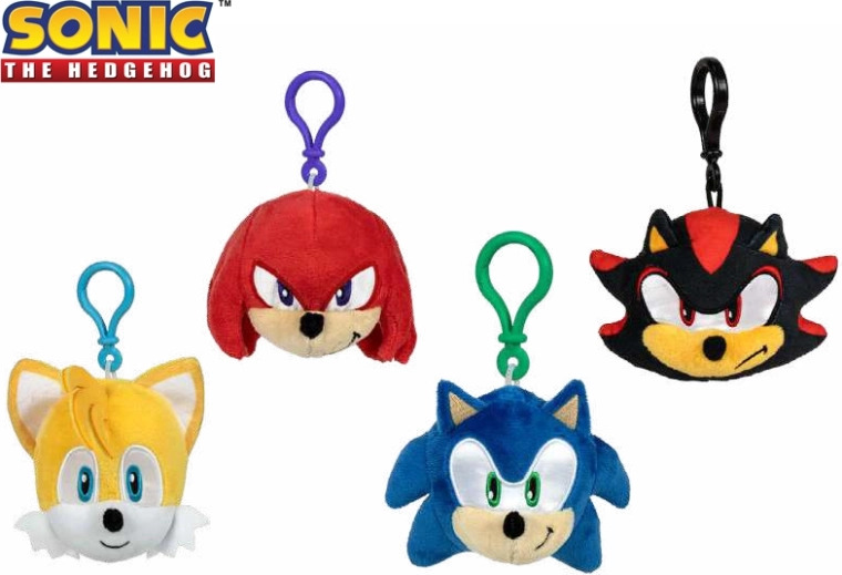 Plišani privjesak za ključeve Sonic 12 cm