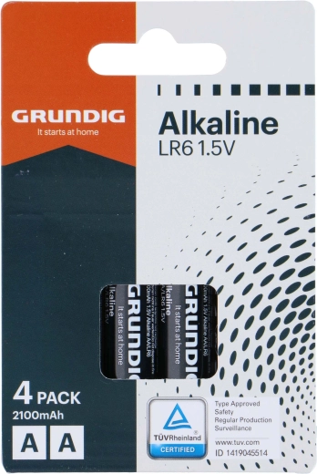 Alkalne baterije AA GRUNDIG 2100 mAh, 4 kom
