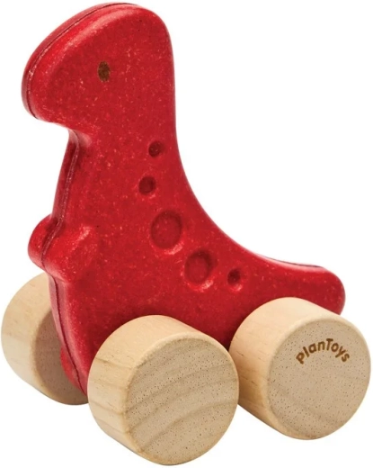 PlanToys drveni autić dinosaurus dino rex - 1 komad