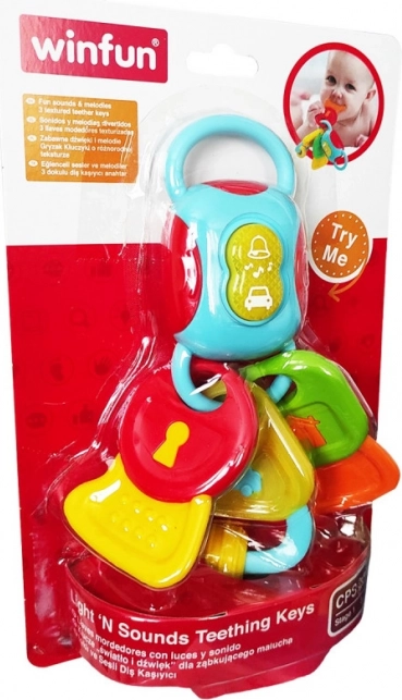 Zvečka-grickalica ključevi sa svjetlima i zvukovima