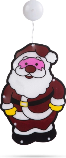 LED window decoration, St. Nicholas, 27 × 17 cm