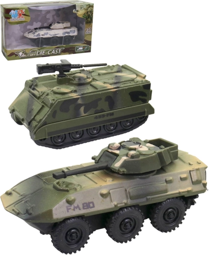 Metal pull-back tank in 1:55 scale - 1 piece