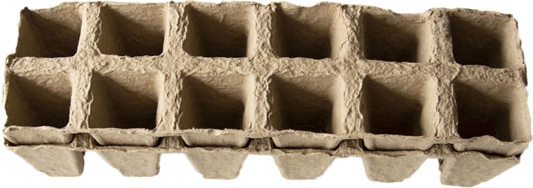 Papirnate posudice za sadnju s 12 ćelija (2 kom)