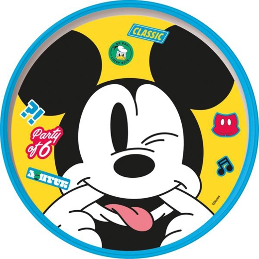 Plastični tanjur MICKEY s protukliznim dnom 19,5 cm