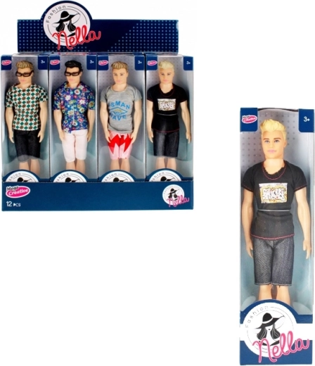 Ken Doll in T-Shirt and Shorts - 1 Piece