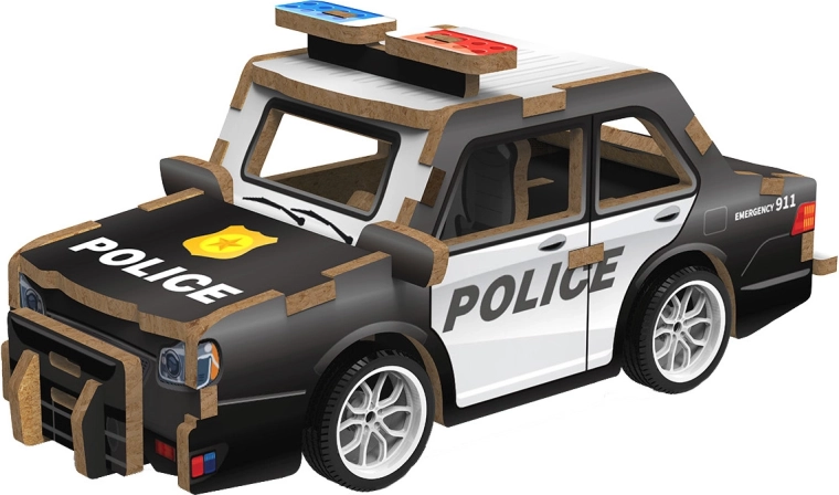 2Kids Toys 3D drvena slagalica policijski auto