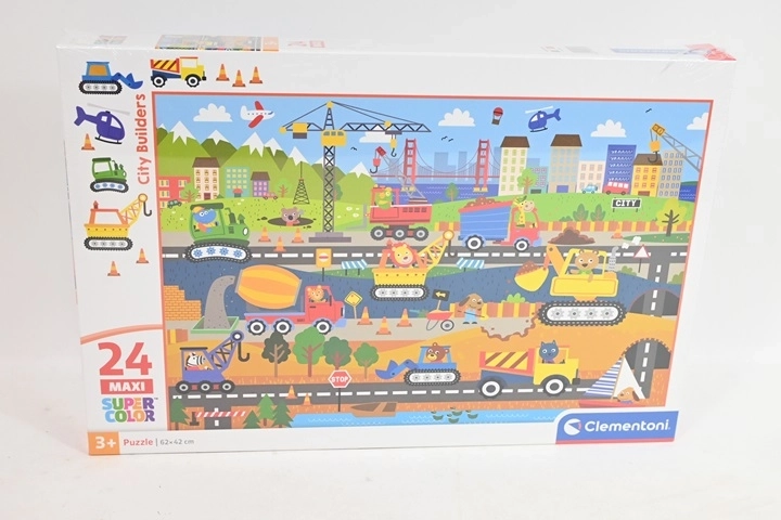 Clementoni maxi puzzle for kids City Builders 24 pieces
