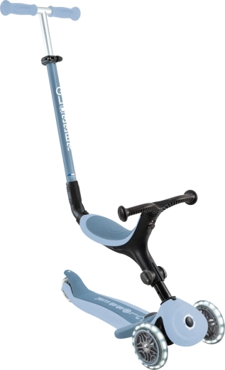 Globber Go-up Active Lights Ecologic 3u1 romobil s LED kotačima blueberry