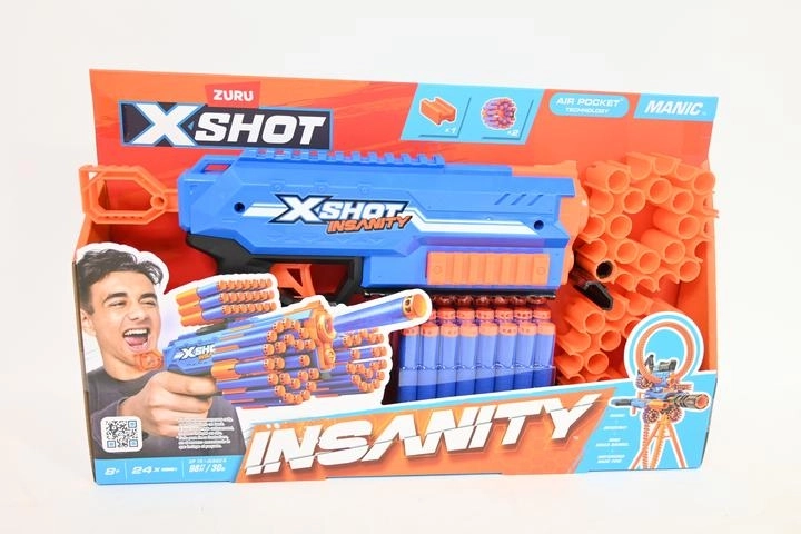 ZURU X-Shot Insanity Manic Foam Dart Blaster