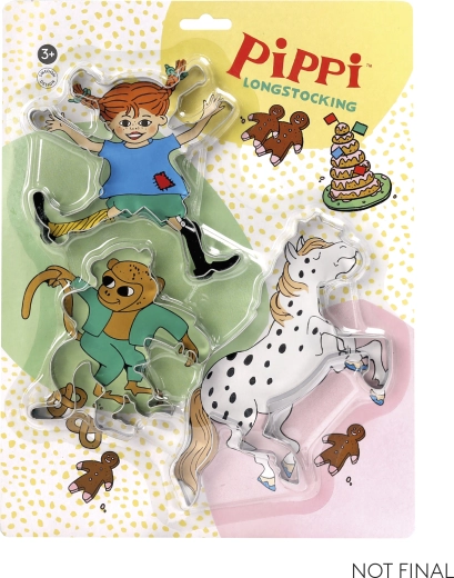 Pippi – set kalupa za kekse (3 kom)
