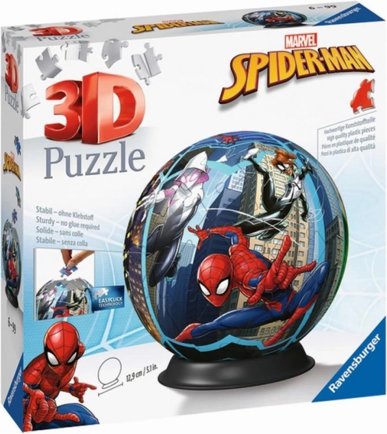 Ravensburger 3D puzzle kugla SPIDERMAN 73 dijelova