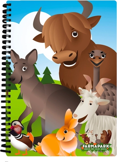 Prime 3D bilježnica – Farma park životinjice