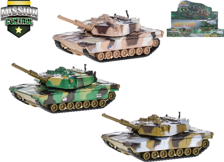Metalni tenk Mission Control 11 cm s povratnim pogonom – 3 boje